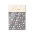 Marine theme nail art stickers featuring seahorse and shell patterns in packaging - Small Seahorse (to1775)