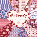 Intimacy collection 6x6 inch 160gsm heavyweight scrapbooking paper pad with 24 sheets - 21005b 24 Sheets
