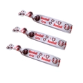 Three-piece elastic softball hair ties set with Baseball Cutie heart print patterns - White Baseball Cutie