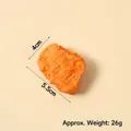 Artificial fried chicken nugget model 5.5x4cm realistic food display prop toy - New Light Color Chicken Nugget (No Loop)