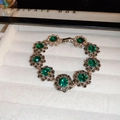 Bracelet-Green Flower