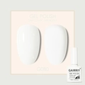White nail polish gel color G080 in 7.5ml bottle with matte and glossy finish - White (080)