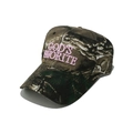 Détail de la broderie rose en 3D sur une casquette de baseball en coton camouflage - M (56-58cm) / Camouflage Forêt Sombre Avec Lettres Roses (C)