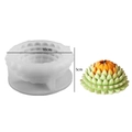 3D lotus succulent silicone mold for handmade soap and gypsum with gradient candle effect - Large