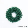 Green Christmas Garland Diameter 30cm