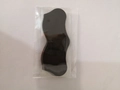 Bamboo charcoal blackhead removal nose strip in clear plastic packaging - Butterfly Shape / 10 Pieces / Black