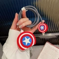 Captain America shield charger protector kit for Apple 18W/20W power adapters - Shield / Five-Piece Set