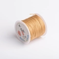 Roll of gold 72# nylon cord for handmade jewelry and Chinese knot weaving DIY - Khaki No.50 / 72# Line/40 Meters