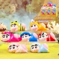 Serie de cajas sorpresa Crayon Shin-chan con 7 figuras y lámparas de traseros luminosos - Serie de Lámparas Ass / 1pc Aleatorio