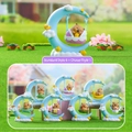 Cute Capybara blind box figurines with moon base and hanging cloud accessories - Cloud Swing - Whole Box 6pcs