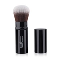 Pennello da trucco retrattile portatile nero con setole sintetiche bicolore morbide - Pennello Retrattile 8C Piccolo Nero