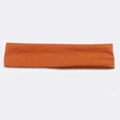 Breathable orange cotton sports headband for running and outdoor fitness training - Orange Red