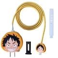 Luffy style silicone case set for 18W/20W power adapter and charging cable - Luffy / Five-Piece Set