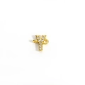 Sparkling micro-pave zircon letter Y pendant with 18K gold plating for jewelry making - Letter Y(6184295114167)