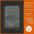 Ματ ημιδιαφανής σακούλα 24x37cm για συσκευασία τροφίμων και σνακ - Ματ Επίπεδο Κάτω Μέρος-24x37cm / 100 Τεμάχια/Δέσμη