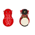 Red cricket-shaped noise maker electronic module with speaker and battery for pranks - Red Old Model (Clearance)