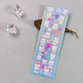 Cute Love Potion cartoon bear stickers with laser holographic finish for stationery deco - Rabbit Laboratory