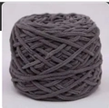 Ovillo de hilo grueso gris para tejer a mano y proyectos de ganchillo DIY - Gris Oscuro (58)