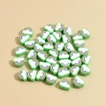 Green rainbow cloud polymer clay beads for DIY bracelets and phone charms crafting - Green