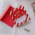 Red Stripes Card+Envelope+Sticker