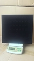 Black velvet L-shaped earring display board weighing 406.4g on a digital scale - L-shaped Large 120 Holes / Black