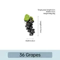 Artificial 36-grain black currant grapes for home and shop window display decorations - 36-Grain Concubine Grapes