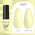 LILY'CUTE soft yellow gel polish X077 in shiny and matte finish effects, 7ml UV LED gel - Pale Yellow (77)