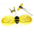 One Size Yellow Wings Headband And Magic Wand