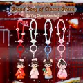 Set of four ancient Chinese style girl keychains in various colorful traditional outfits - Ancient Style Keychains Set of 4