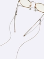 Chic anti-slip gold metal glasses chain with fine link design for fashion eyewear - Gold