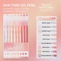 Set of 9 skin tone pens for drawing and bullet journaling with smooth ink flow - Skin Tone 9-Color Set