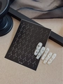 Star pattern nail art stickers YT 22 on silver glitter gradient coffin nails - Four-Pointed Star Style (YT22)