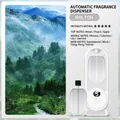 Automatic white fragrance dispenser kit with digital display and scent refill - Machine + Luxury Hotel Scent