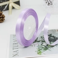 Lavender satin ribbon roll 1cm wide for gift wrapping and DIY crafts wedding decor - 85# Violet