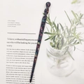 Minimalist marble texture acetate hair pin with vintage twisted design for women - Dark Purple and Green Smudge (12#)