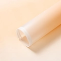 Waterproof apricot matte floral wrapping paper roll with translucent frosted texture - Two-tone Gradient - Gold Champagne