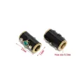 Detail of 20mm gold evil eye hex bead with 6.5mm hole diameter for jewelry making - Enamel Black Cylinder-6.5mm Hole