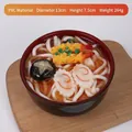 Salvadanaio realistico a forma di ciotola di ramen giapponese da 13 cm in PVC - Ciotola Grande - Tagliatelle ai Gamberi in Tempura