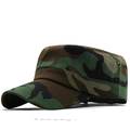 Classic jungle camouflage cadet cap with breathable metal eyelets and flat top - Classic Jungle Camo(06)