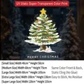 Christmas tree electrostatic glass stickers available in five different size specifications - Small (40x50cm)