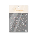 3D embossed nail art stickers with colorful stars and dots patterns, model to 495 - Stars and Dots (to495)