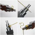 Multifunctionele draadtang voor sieraden maken, 6-in-1 koolstofstalen tool voor DIY - Zwarte 6-staps borgtang