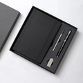A5 Notebook + Pen + Refill Gift Set Black