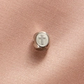 Perle carrée en acier inoxydable poli avec croix en relief pour colliers et bracelets - Style Croix