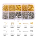 Detailed size chart for gold and silver DIY earring hooks and components kit - Earring Findings Starter Box