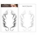 Adesivo per tatuaggi attaccatura capelli impermeabile ED-026 per styling dei capelli - ED-026 / 11*18cm