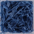 Navy blue shredded raffia paper for gift box filler with natural fluffy texture - Dark Blue