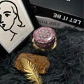 Pink and black mandala pattern decorative metal tin jar for home fragrance and candle - H01 Dreamy Vanilla