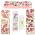 Kit de boîte à crayons de peinture diamant 5D DIY avec motif floral et outils complets - BH-04