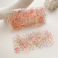 Elastici per capelli colorati in TPU con design glitterato in confezione sfusa - 2# In Busta / In Busta (1000 Pezzi)